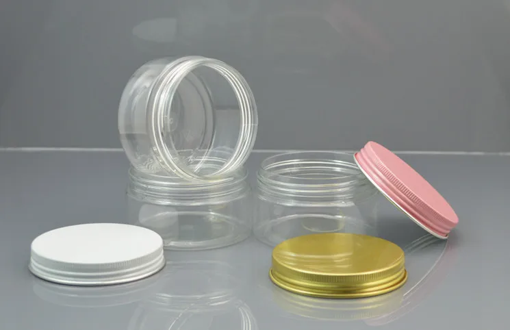 50 шт./лот 100 мл прозрачная пластиковая Косметическая банка сыворотка бутылка