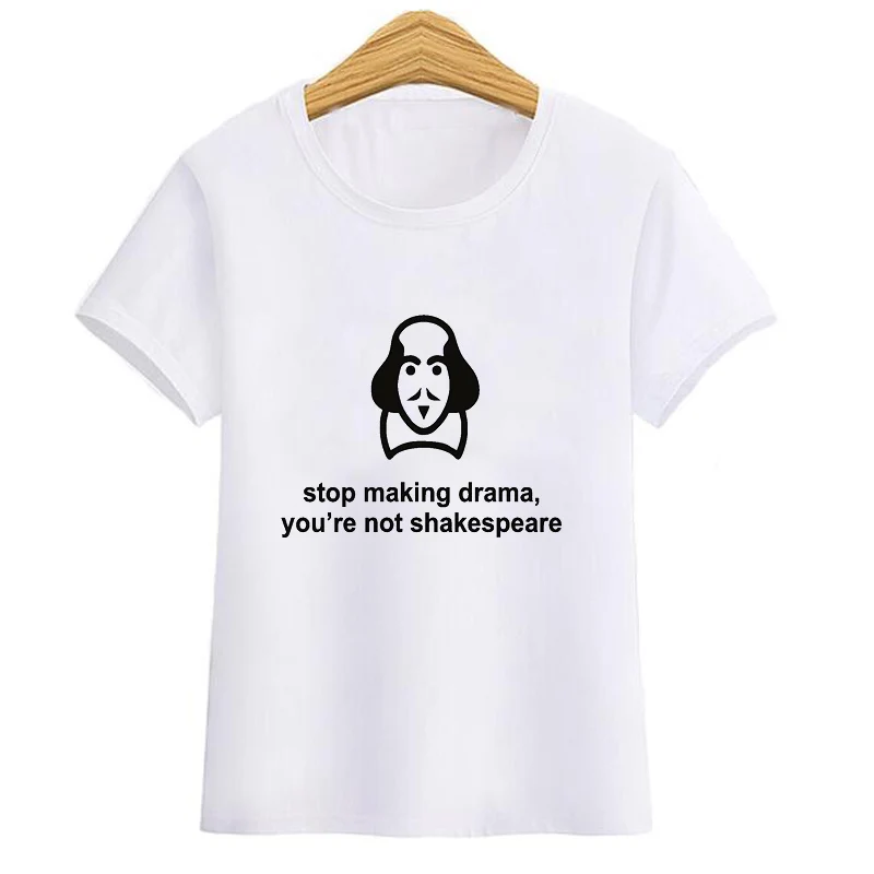 Футболка с надписью You Are Not Shakespeare футболка унисекс модным принтом для взрослых
