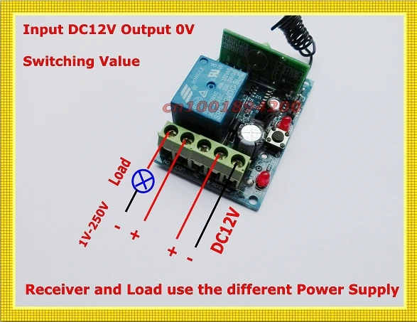Система контроля доступа к дверям 12 В постоянного тока 1 канал беспроводной пульт