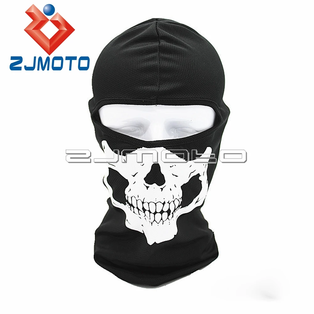 

Motorcycle Ski Mask Cycling Outdoor Sport Cool Ghost Skull Mask Cap