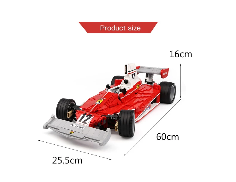 XINGBAO кирпич техника натуральная красный комплект гоночных автомобилей