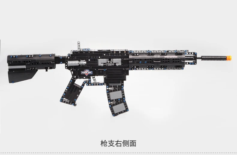 Брендовая игрушка 621 шт. строительный блок кирпичный пистолет M4A1 страйкбол воздушные пушки и MP5 игрушечный пистолет-пулемет детская наружная игра модель CS Косплей