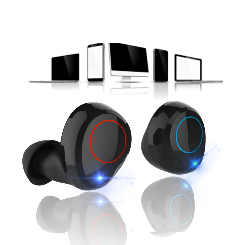 TWS V5.0 Bluetooth наушники спортивные беспроводные наушники гарнитура Bluetooth стерео двойная гарнитура для iPhone всех смартфонов