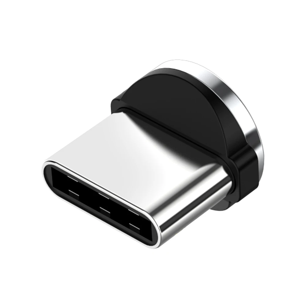 Magnetic connector Магнитный 1 м светильник type C Micro USB светодиодный кабель передачи данных для быстрой зарядки зарядное устройство USB-C кабель для Xiaomi Mi8 Mi9 huawei P20 P30 ForSamsung - Цвет: Magnetic connector