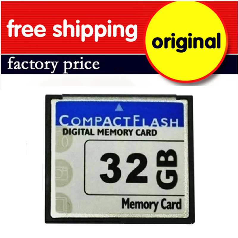 50 шт./лот заводская цена реальная емкость CF Compact Flash Card Pass H2testw Compactflash карта памяти