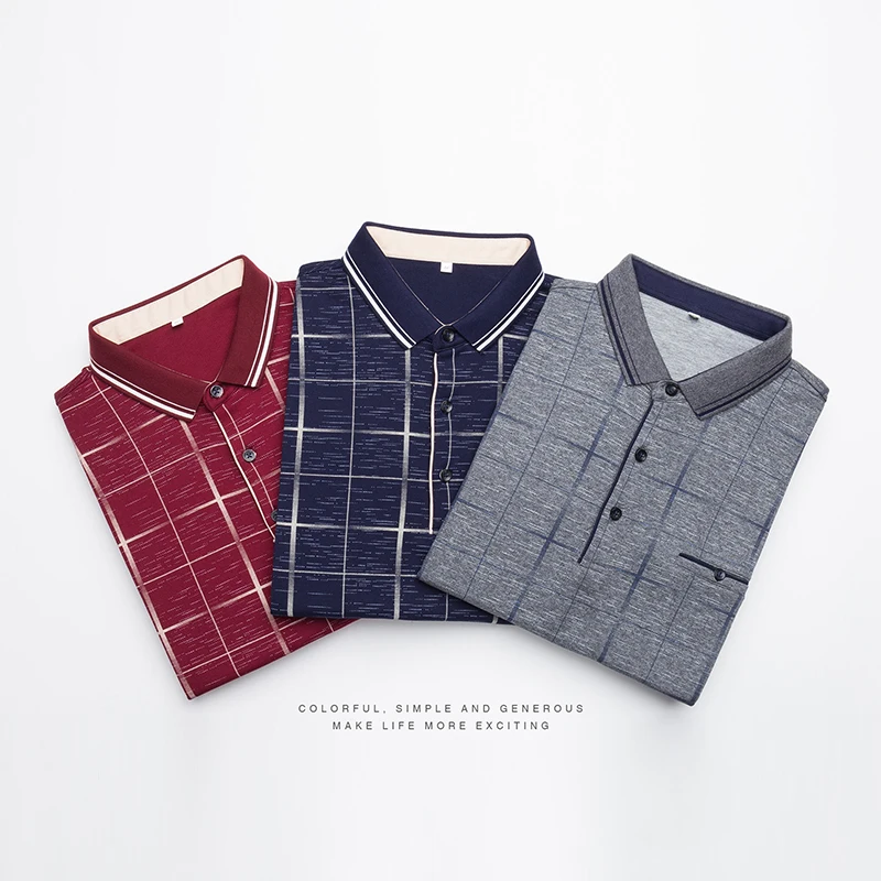 AIRGRACIAS Фирменная Новинка Для мужчин рубашки поло Мода классический плед Slim Fit с