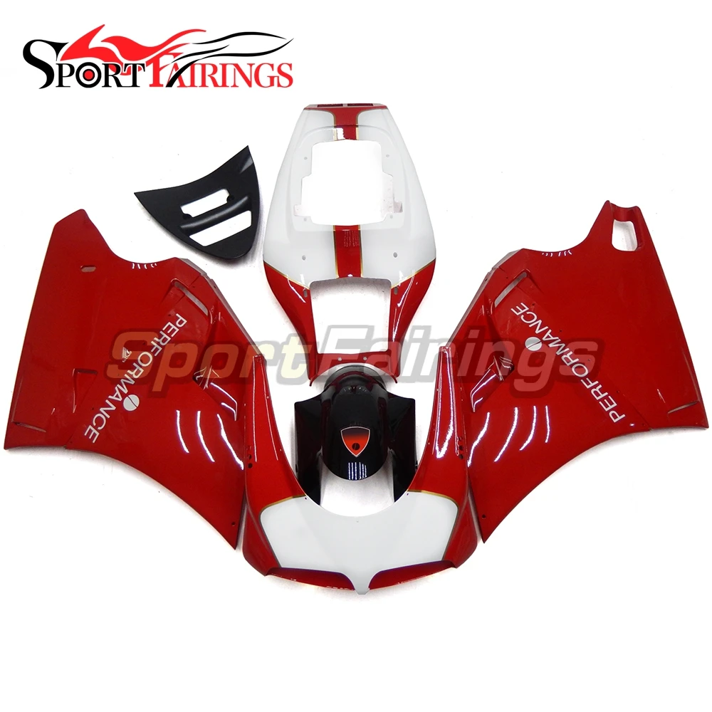 

Red White Full Fairings For DUCATI 996 748 916 998 Biposto Year 96 97 98 99 00 01 02 Injection Fairing Kit Body Kit Cowling New