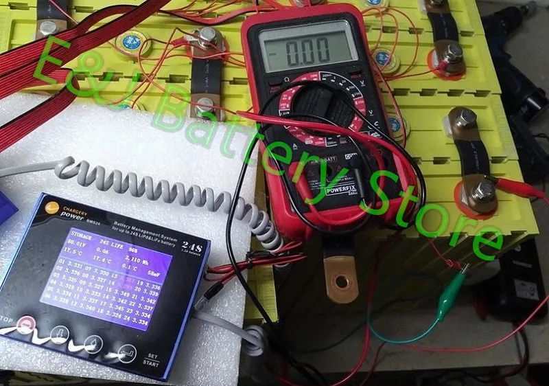 Chargery BMS24T Li-Ion LiPo LiFePo4 LTO BMS 300A для 2 S-24 S батарейный блок с 1.2A баланс SOC дисплей монитор для Winston CALB
