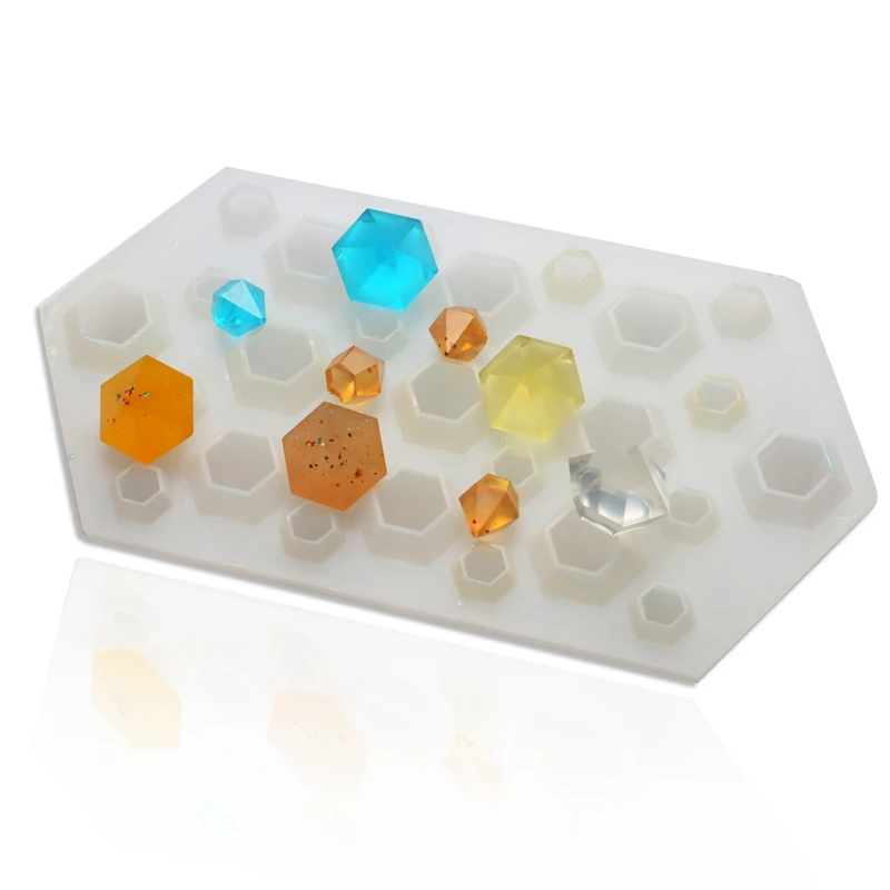 Aomily 3D Diamonds Shaped Silicon Artwork Chocolate Jelly Candy Cake Bakeware Mold DIY Pastry Bar Ice Block Soap Mould Baking | Дом и сад