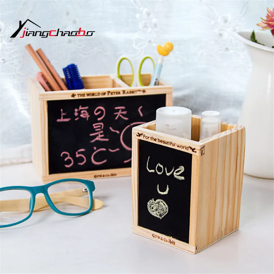 Creative Pen Vase Pencil Pot Makeup Brush Holder Stationery Container Desk Tidy Multifunction Holders Storage Boxes | Дом и сад