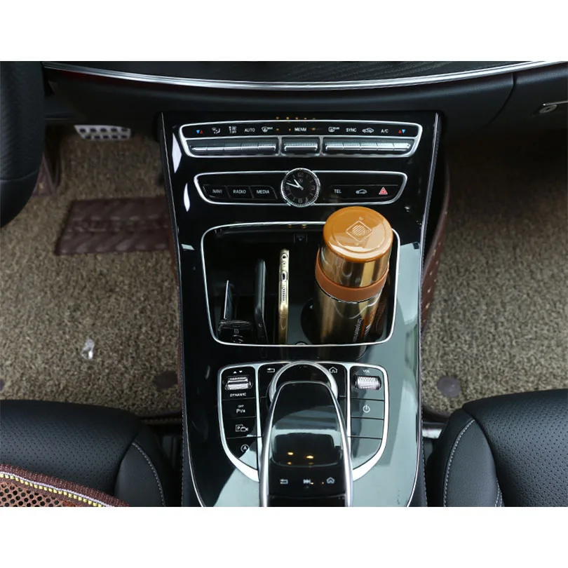 Автомобильная Центральная коробка для хранения подстаканник Mercedes Benz C class W205 GLC