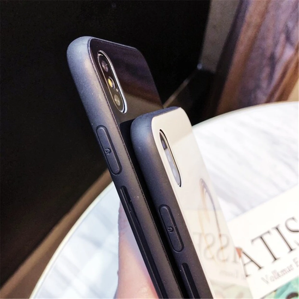 Оригинальный мобильный телефон чехол для IPhone X Iphone 6 S 7 8 плюс мода в форме сердца