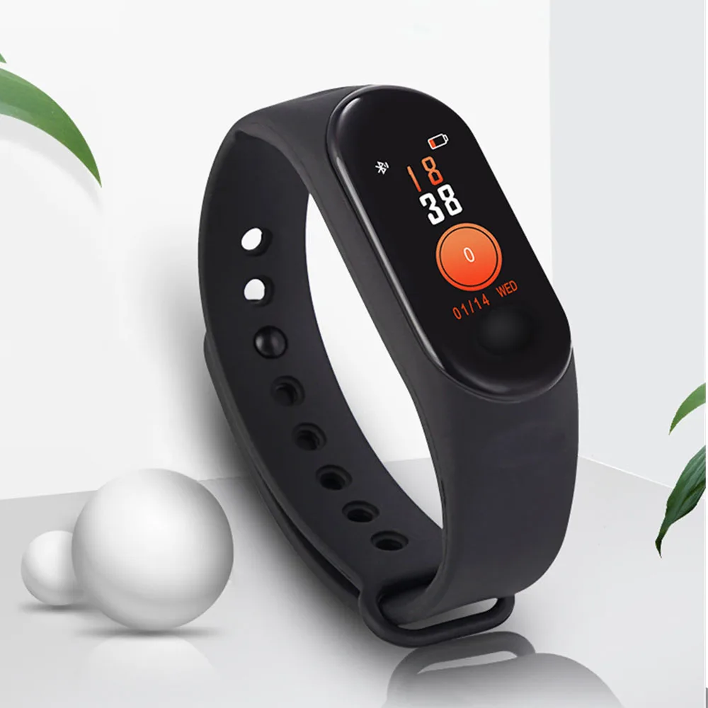 ! ACCEZZ смарт браслет для Android IOS спортивный с шагомером пульсометром и монитором