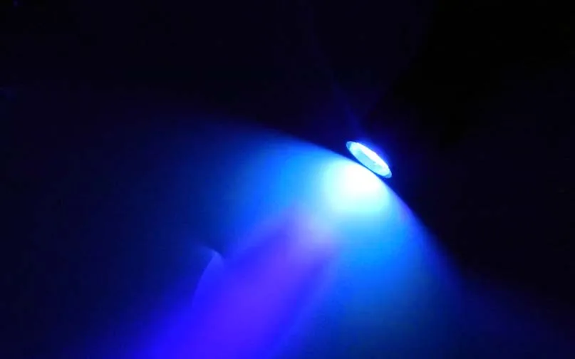 2018 Новый 9LED Алюминий UV светильник Ультрафиолетовый флэш люминесцентный фонарь