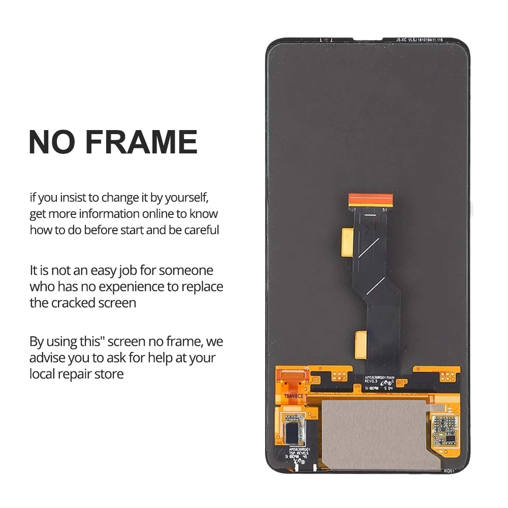 6,3" дисплей для Xiaomi mi x 3 lcd дисплей кодирующий преобразователь сенсорного экрана в сборе с рамкой mi x3 Замена mi x3 lcd