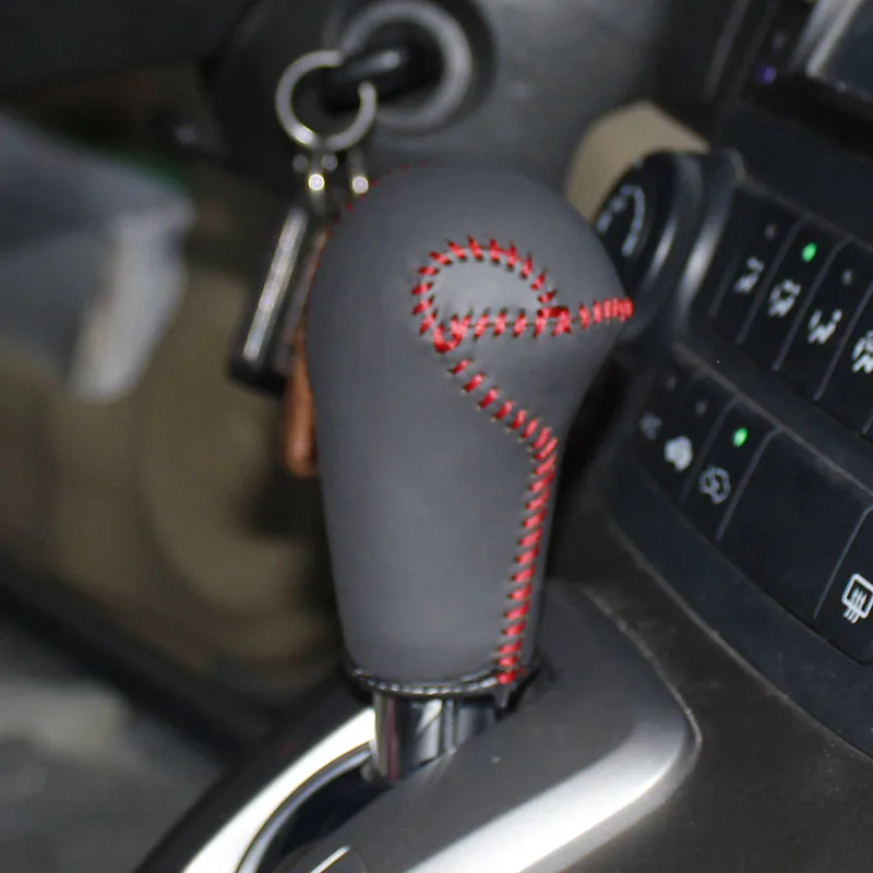 Натуральная кожа ручка переключения передач крышка для Honda CRV на 2007-2011 год автомобильный чехол на ручку переключения передач ручка переключения передач Ручка cpr