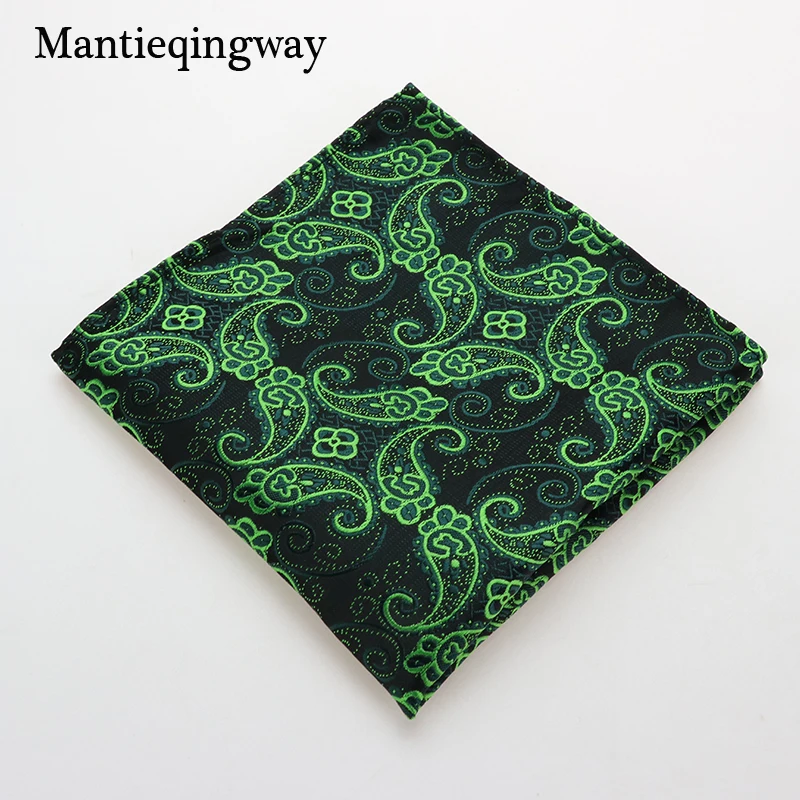 Женский Карманный платок Mantieqingway винтажный Цветочный из полиэстера и шелка