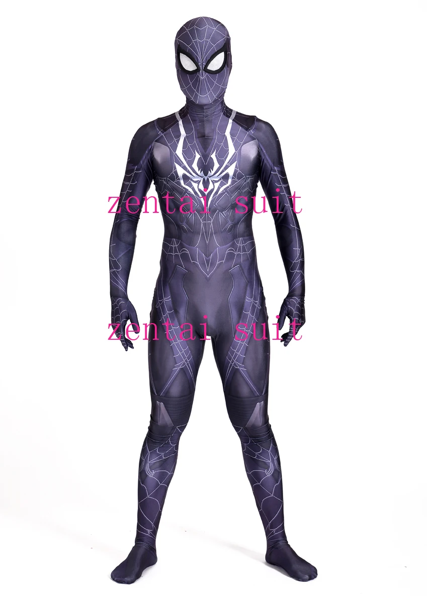 Костюм Человека паука Venom с 3D принтом Play Arts Kai Symbiote костюмы для косплея спандекс