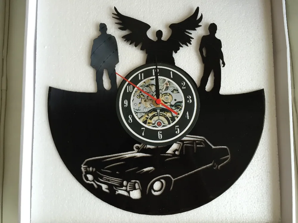 Сверхъестественный дизайн виниловые часы для записей домашний декор