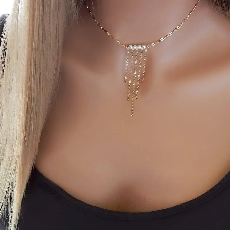 Европейская и американская внешняя торговля популярное модное ожерелье с