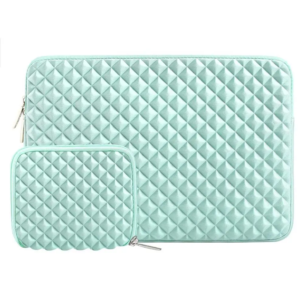Mint Green Color Сумка для ноутбука MOSISO 11,6, 12, 13,3, 14, 15,6 дюймов, сумка для ноутбука, сумка для Macbook Air Pro 13, 15, чехол для Dell, Asus, hp, для мужчин и женщин - Цвет: Mint Green Color