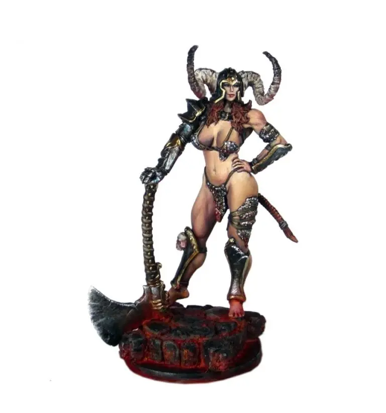 1/32 54 мм фэнтезийная девушка древняя историческая игрушка модель из смолы
