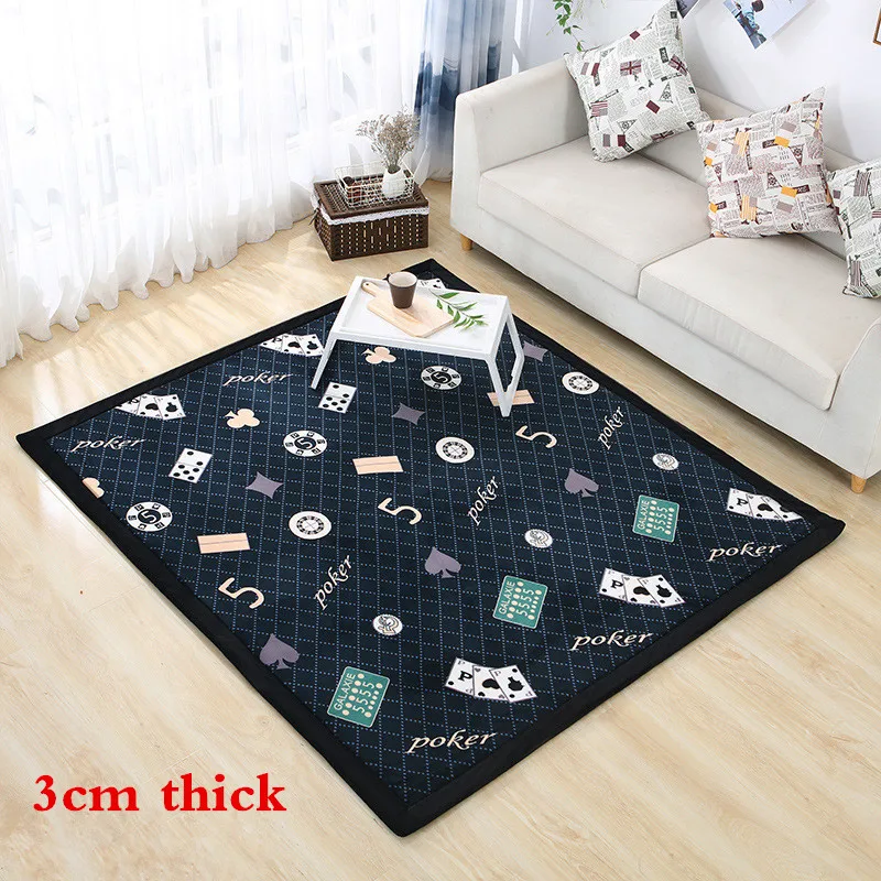 3cm Thicken Домашние, на заказ, детские ковры, для спальни, утолщенные татами, детские коврики для ползания, Детские прикроватные, противоскользящие, мягкие коврики и ковры - Цвет: 3cm Thicken