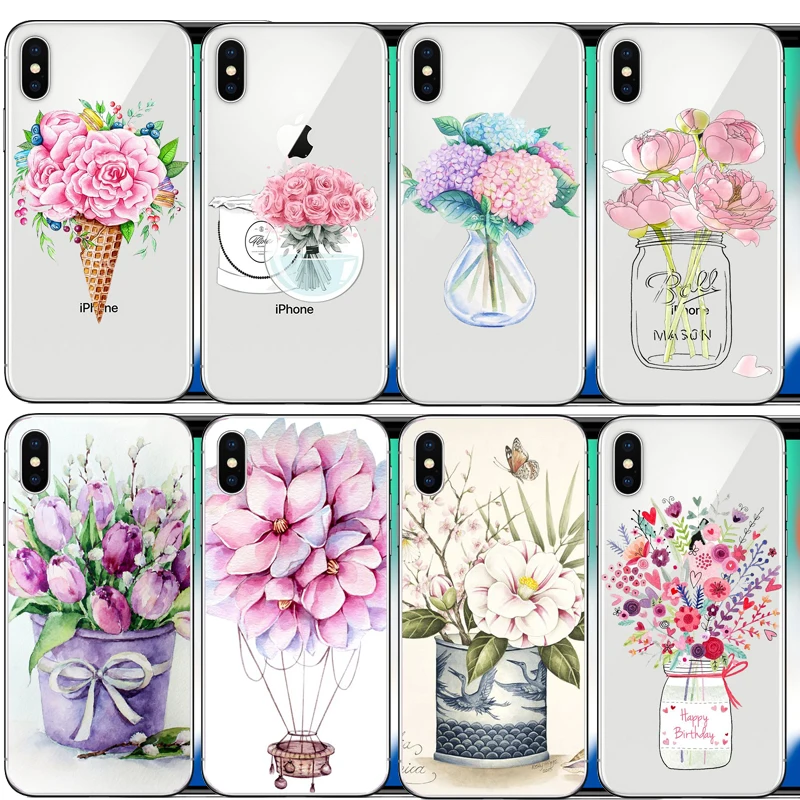Модный популярный Мягкий силиконовый чехол из ТПУ для iphone 6 6S 7 8 Plus 5S 5 SE X XR XS Max10