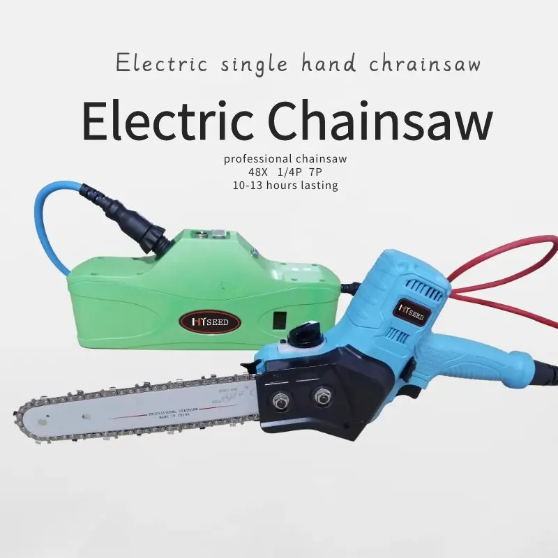 

40V singel hand 48X 7 inch chain saw electric ( same battery pruner available)