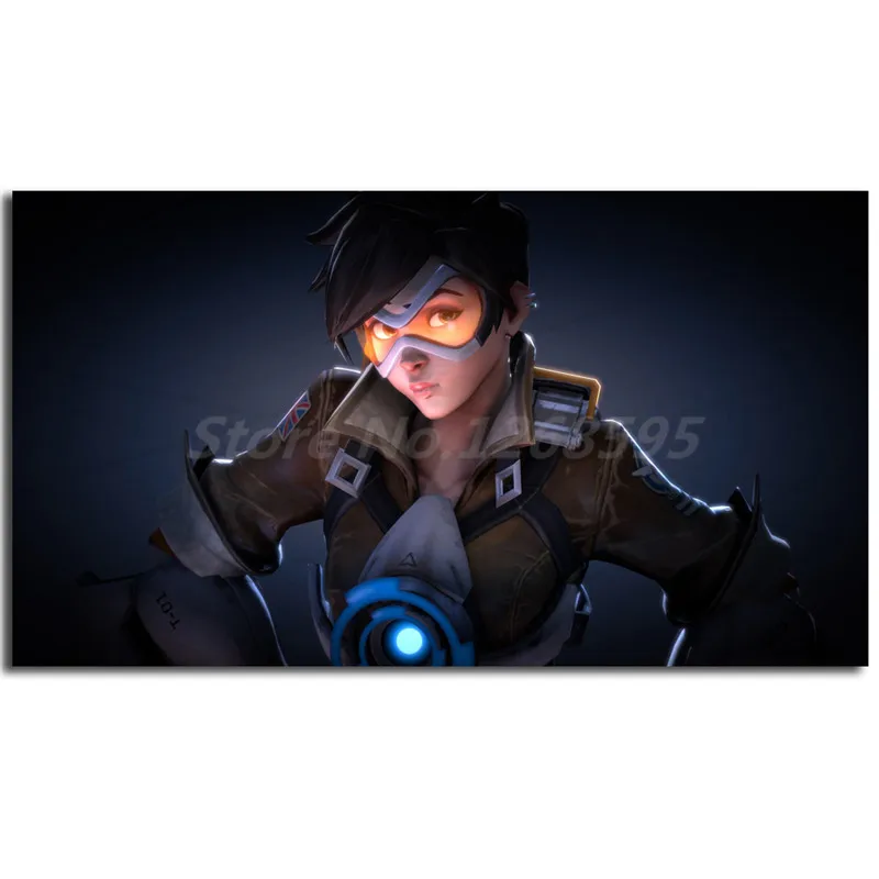 Tracer Overwatchs художественные работы 4K обои настенные Холст Плакаты печать картины