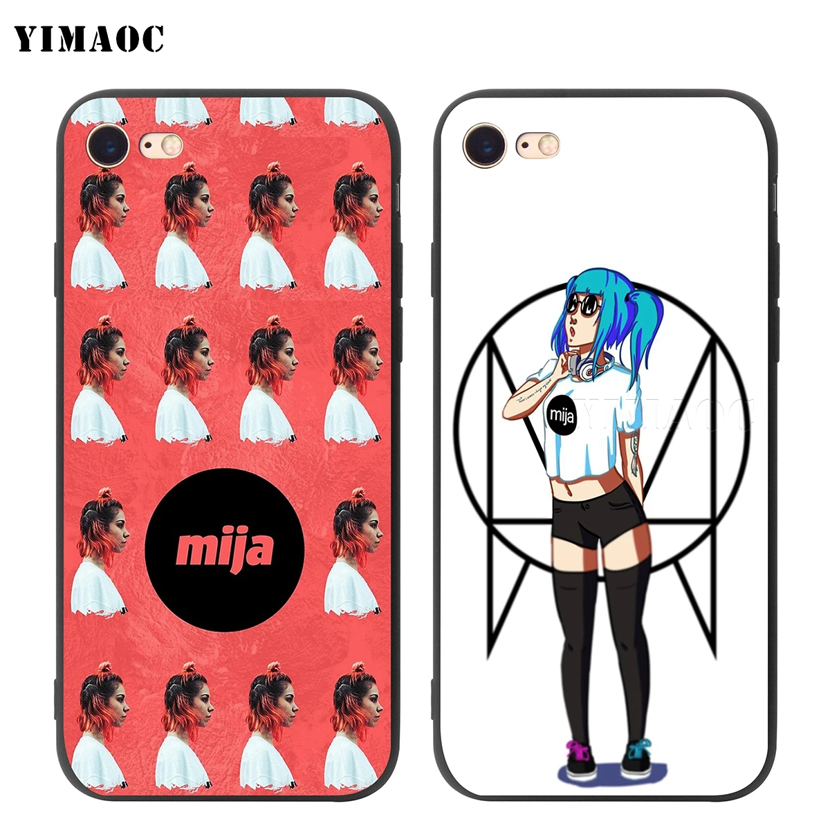 Мягкий чехол YIMAOC Mija Amber Giles для Apple iPhone SE 2020 5 5s 6 6s 7 8 Plus XR X Xs 11 12 Pro Max mini | Мобильные