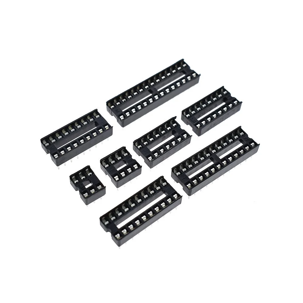 10 шт. IC seat 6P/8 P/14P/16P/18P/20P/24P/28 P DIP адаптер Тип припоя 28 контактный узкий корпус