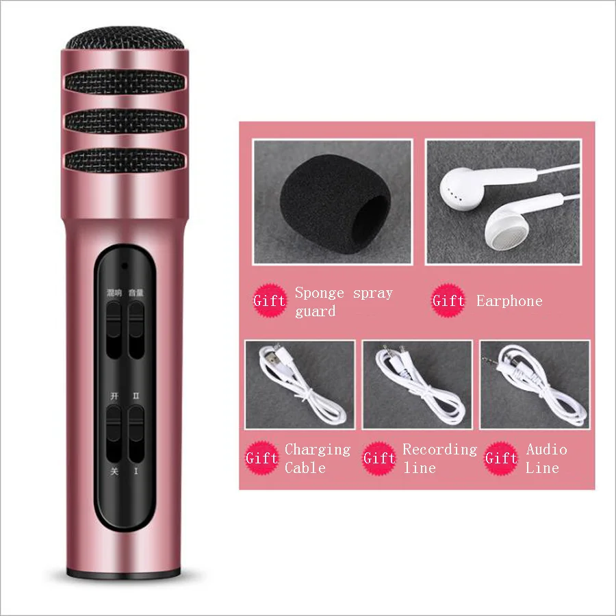 Kaoshi microphone Mobile Karaoke condenser live | Электроника