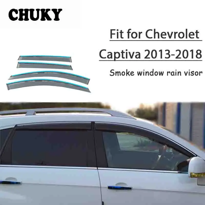 4 шт. автомобильные накладки на окна для Chevrolet Captiva 2013 2016 2017 2018|Навесы и укрытия| |