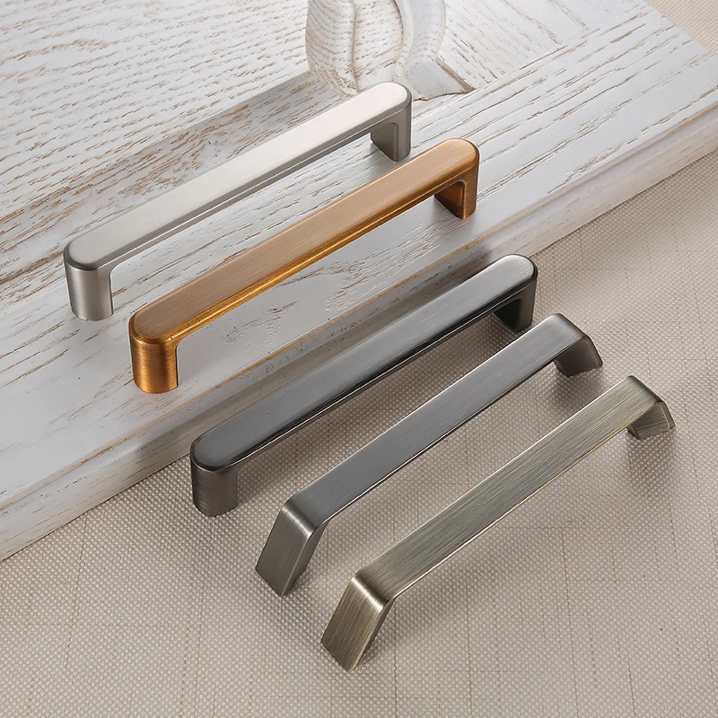 

AOBT American Style Cabinet Handles Brushed 128mm 96mm Kitchen Cupboard Pulls Drawer Knobs Furniture Handle Door Hardware 6081