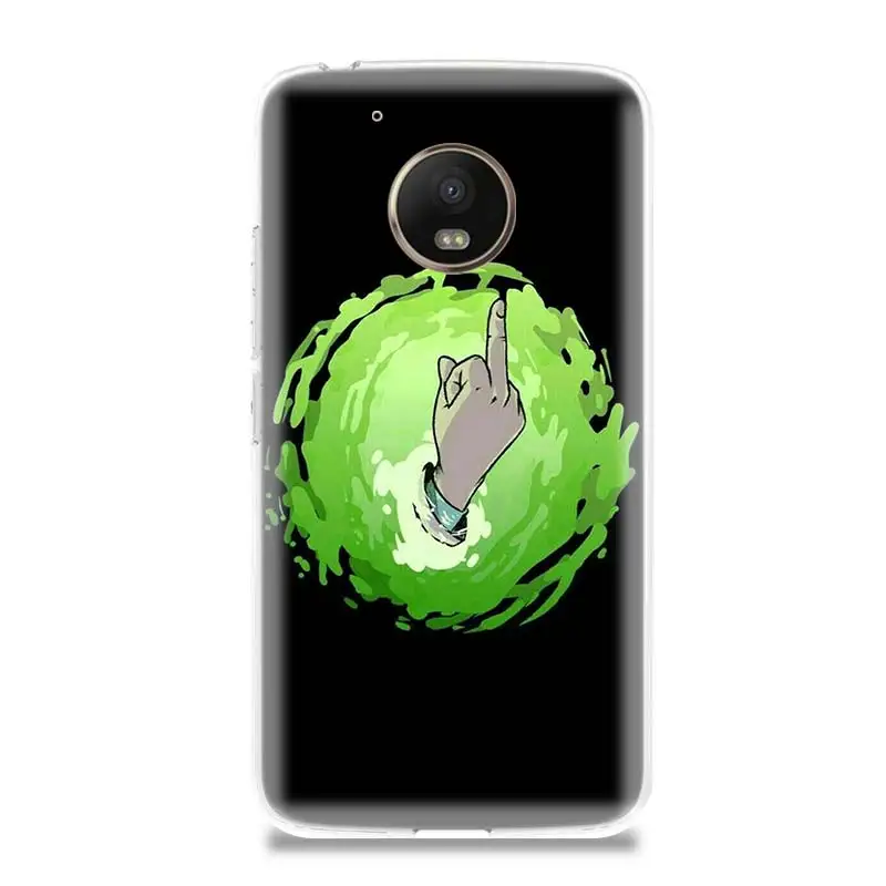 Рик и Морти Силиконовые Мягкий рисунком чехол для Motorola G5 G5S G6 E4 E5 G7 Plus мото G4 играть