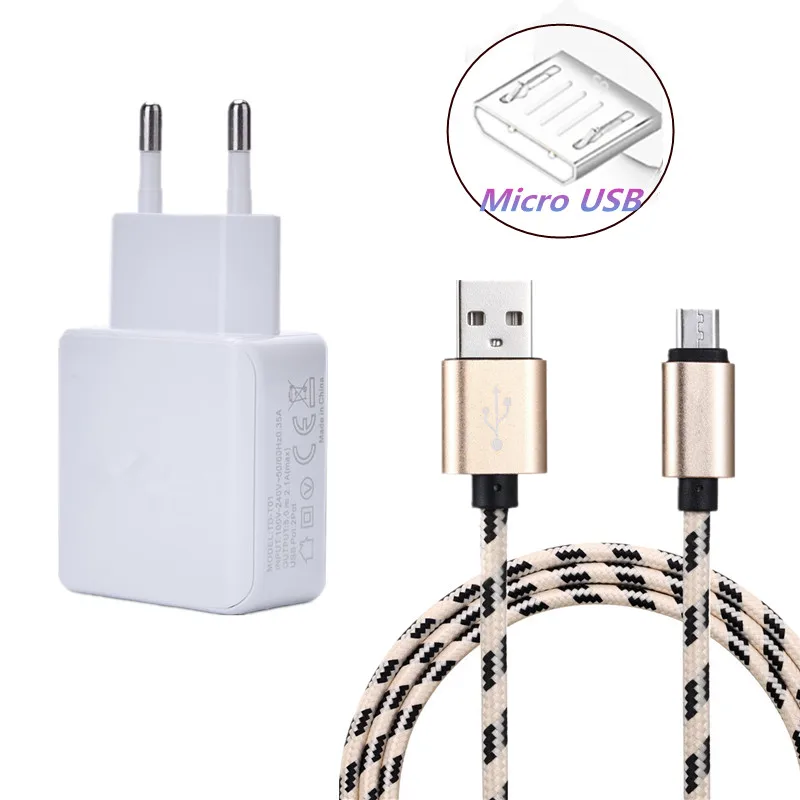 Кабель MICRO USB или быстрое зарядное устройство с европейской вилкой для Samsung galaxy a9