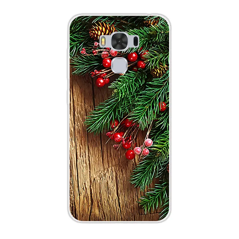 30 Чехол для Asus Zenfone 3 Max ZC553KL, дизайн рождественского сезона, Чехол Для Zenfone 3 Max 553KL, Силиконовый Чехол Для Zenfone 3 Zc553kl - Цвет: 30