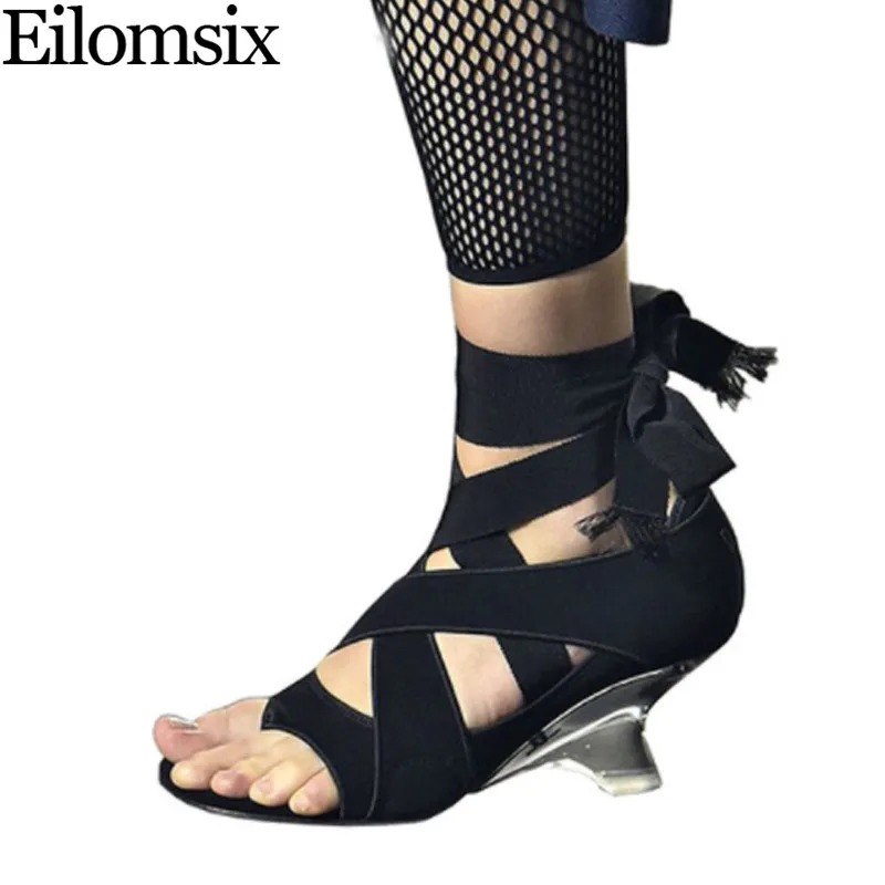 2019 Летние босоножки с ремешком на лодыжке женские Босоножки открытым носком