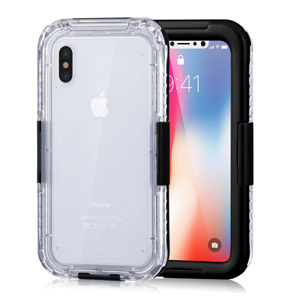 100% водонепроницаемый чехол для IPhone Xr MAX XR XS X IP68 Дайвинг Плавание