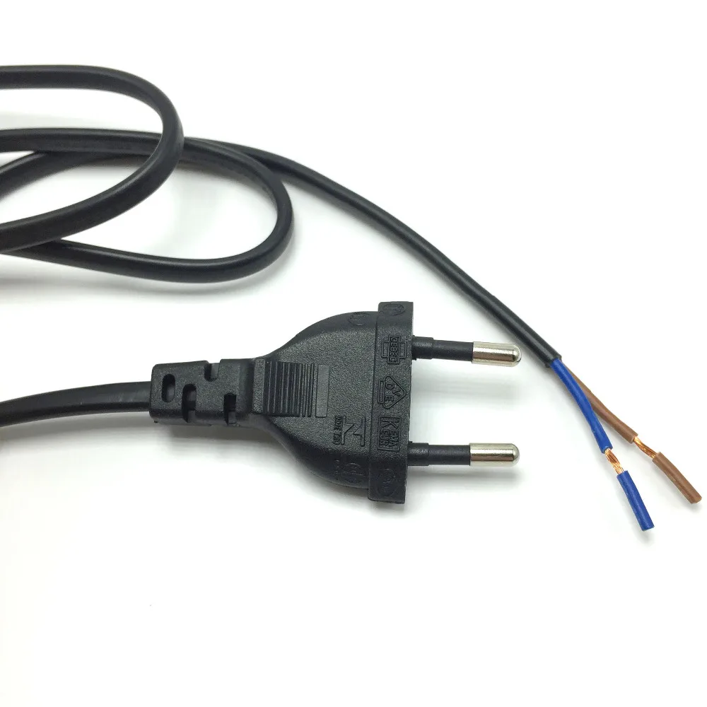 1 шт. шнур питания для лампы 2 Х0 75 мм2 220 В переменного тока|eu plug wire|power cordpower cord eu |