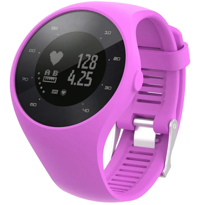 pink 1 шт. Замените силиконовый ремешок для часов Polar M200 gps. Зарядное устройство M200 usb - Цвет: pink
