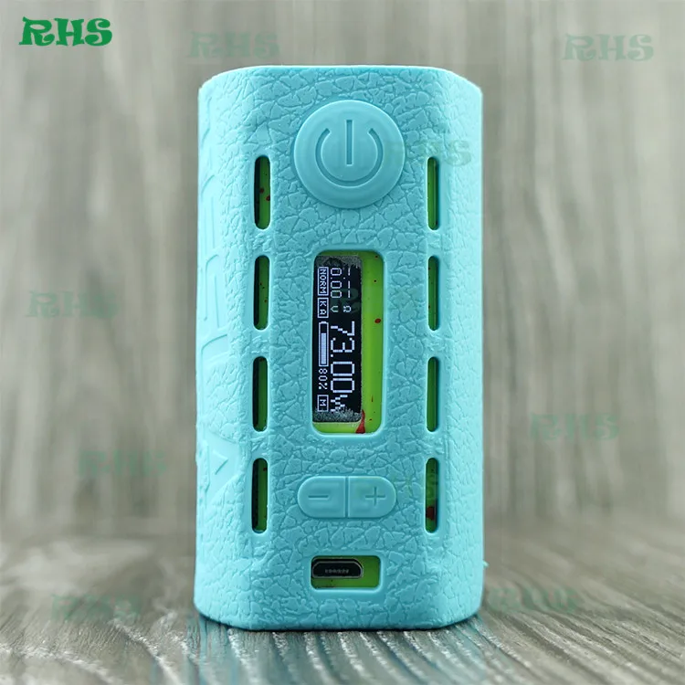 Tiffany blue 10 шт. RHS сделал легкий двойной 18650 устройство Tesla WYE 200 Вт силиконовый чехол vape аксессуары 13 цветов - Цвет: Tiffany blue