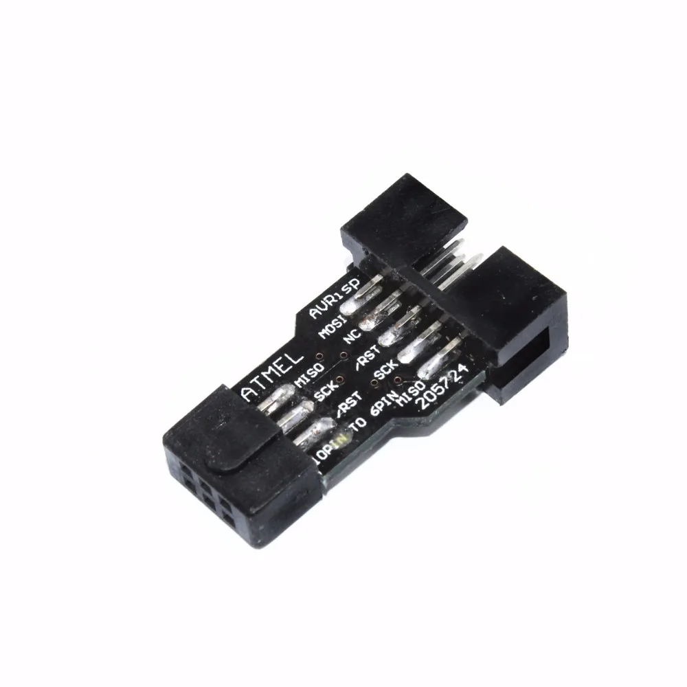 10Pin до 6 Pin адаптер доска для AVRISP MKII USBASP STK500 высокое качество|Интегральные схемы| |