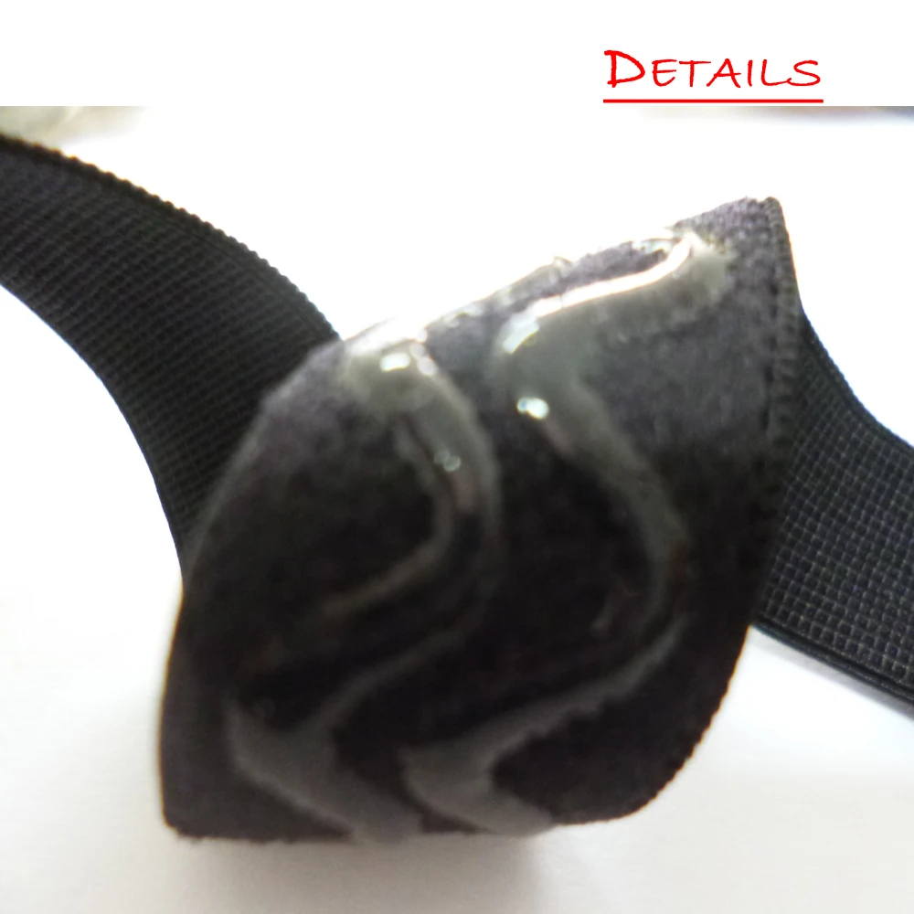 Эластичная лента черного цвета с силиконовой подкладкой 0 78 дюйма эластичная для