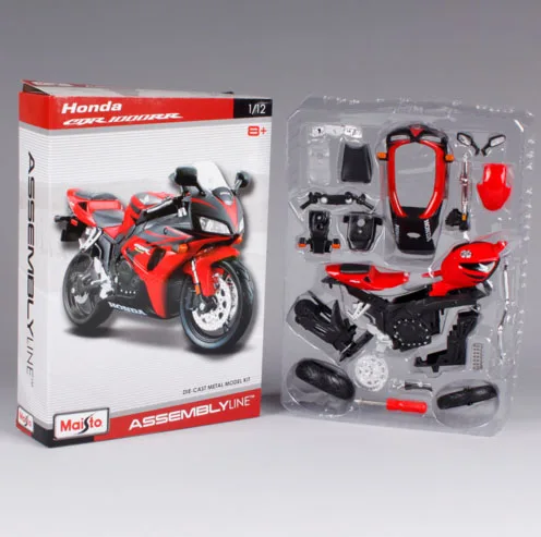 Высокая имитация Maisto 1:12 Honda CBR 1000RR DIY Собранный мотоцикл велосипед модель для детей игрушки наборы