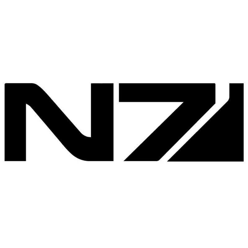15X4 9 см Mass Effect N7 клей оригинальность виниловая наклейка на машину
