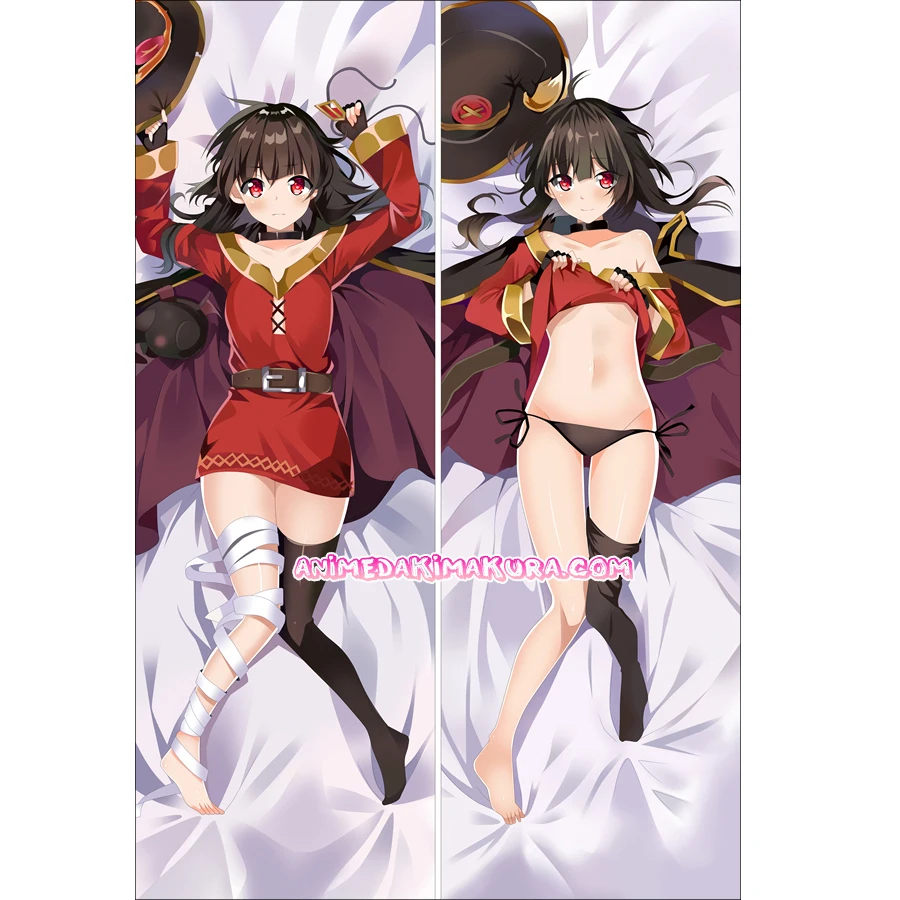 KonoSuba Dakimakura Megumin платье для девочек в стиле аниме обниматься тела чехол