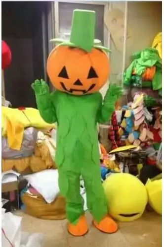 

New Adult Professional cute Pumpkin Mascot Costume Party Christmas Fancy Dress Halloween Mascot Costume Free Ship