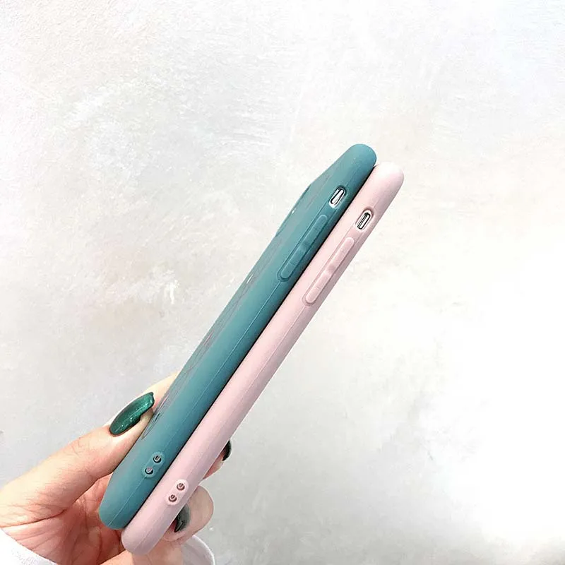Прекрасный счастливый улыбающийся чехол для iPhone X XR XS Max 6 S Plus мягкая задняя крышка